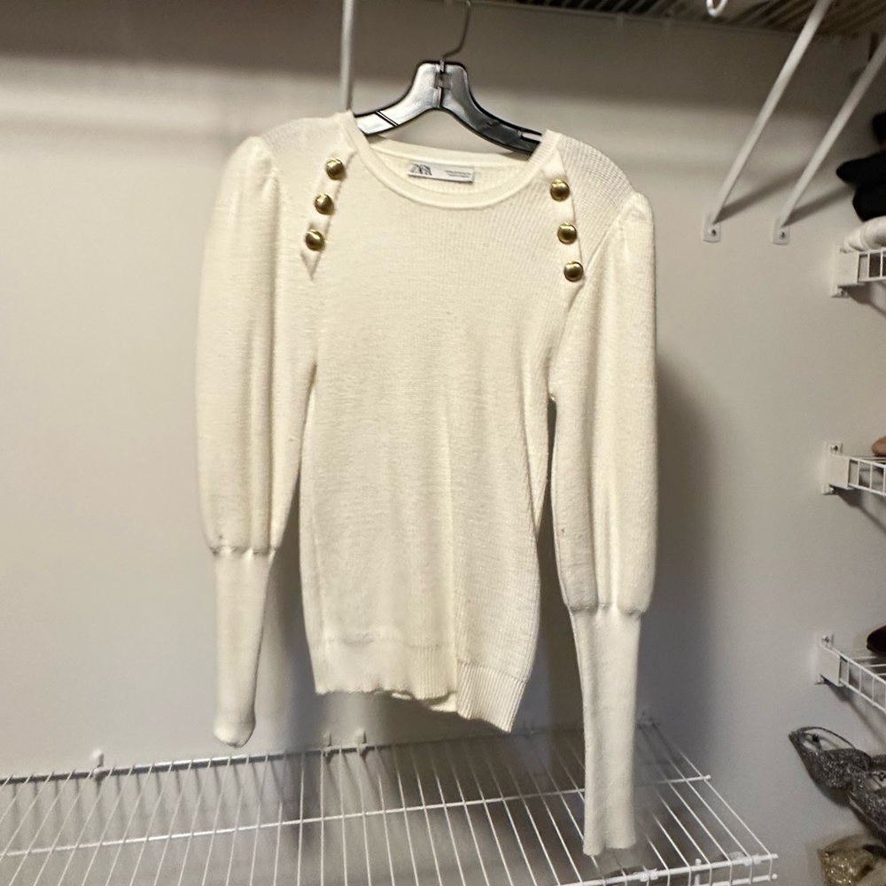 White Sweater Zara